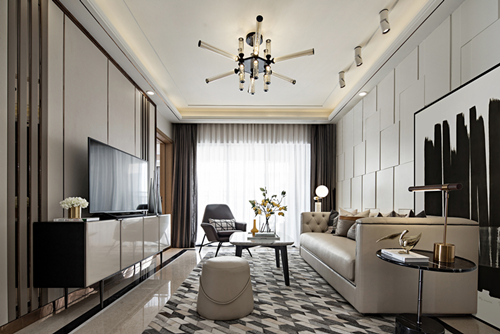 揭陽市創裕花園現代簡約風格三居室裝修案例