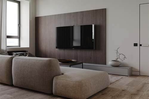 江門市融創御府現代簡約風格三居室裝修案例