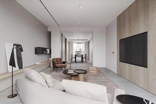 江門市翠湖灣現(xiàn)代簡約風(fēng)格四居室裝修案例