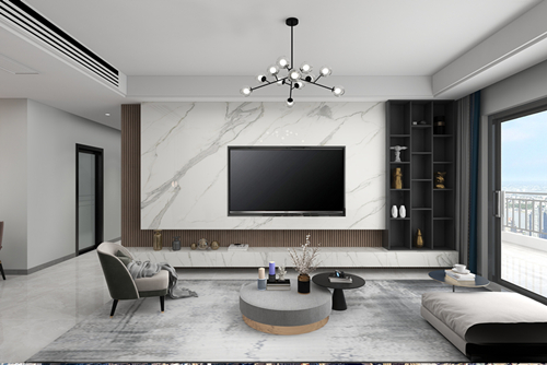 江門市恩平錦江花城現代風格復式裝修案例