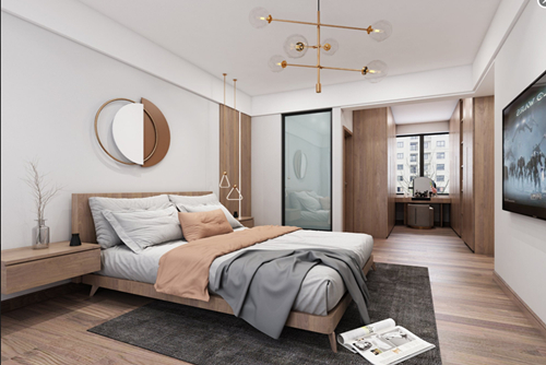 南平市駿華·長灘墅北歐風格復式裝修案例