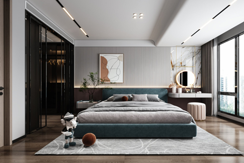 衢州市東苑小區(常山)現代風格四居室裝修案例