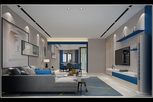 衢州市東苑小區(常山)現代簡約風格四居室裝修案例