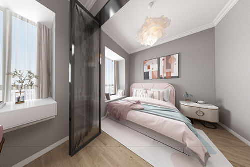 廣州市科熙花園現代簡約風格二居室裝修案例