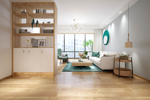 廣州市中?？党侨帐斤L格三居室裝修案例