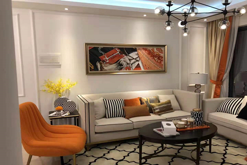 海口市誠方創世紀廣場現代簡約風格三居室裝修案例