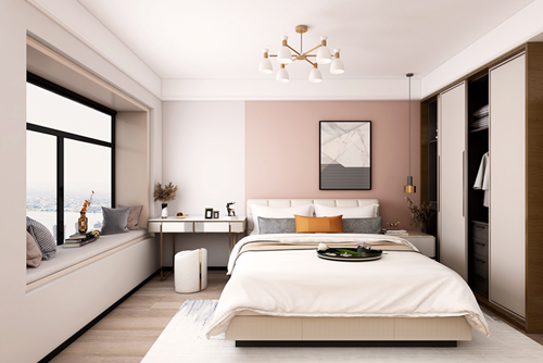 海口市銘盛檀香洲現代風格四居室裝修案例