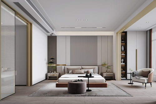 海口市時代城輕奢風(fēng)格平層裝修案例