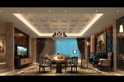 合肥市斌鋒悅境歐式風格別墅裝修案例