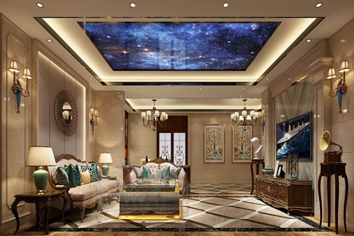 清遠(yuǎn)市城市花園歐式風(fēng)格別墅裝修案例