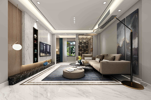 清遠市時代香海彼岸現代簡約風格別墅裝修案例