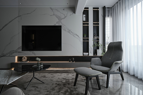 中山市富都花園現(xiàn)代簡約風(fēng)格三居室裝修案例