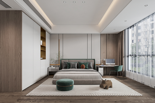 汕頭市御園現代風格四居室裝修案例