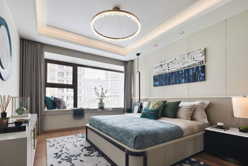 汕頭市博翠府新中式風(fēng)格四居室裝修案例