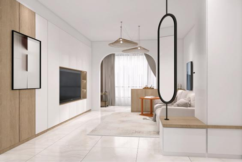 汕頭市和府現(xiàn)代簡(jiǎn)約風(fēng)格三居室裝修案例