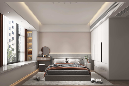 汕頭市華悅春天花園現(xiàn)代風(fēng)格三居室裝修案例