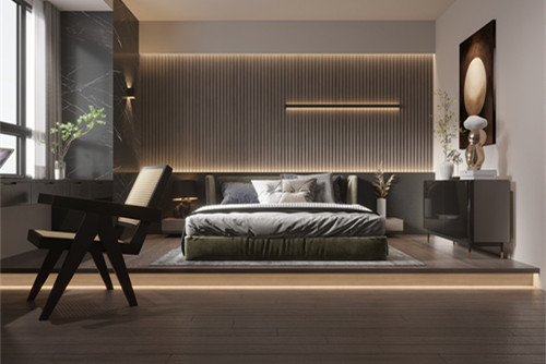 中山市遠(yuǎn)洋城萬(wàn)象花園輕奢風(fēng)格三居室裝修案例