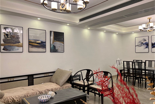 中山市萬通豪庭現代簡約風格三居室裝修案例