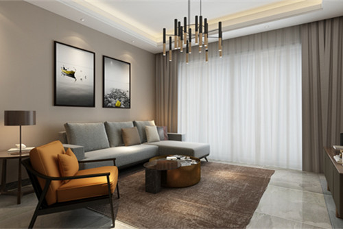 中山市匯盈大廈現代簡約風格三居室裝修案例