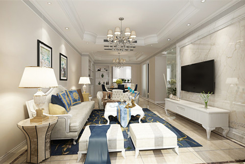 中山市坦洲鈺海綠洲現代簡約風格三居室裝修案例