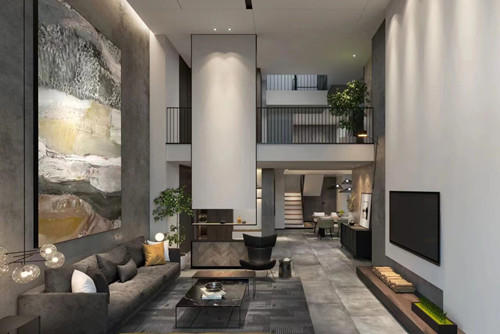 潮州市八號工業區住宅現代簡約風格別墅裝修案例