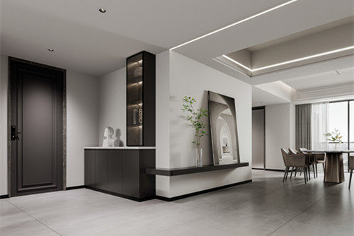 潮州市富潤軒現代簡約風格四居室裝修案例