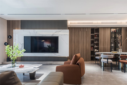 海口市鳳翔山莊現(xiàn)代簡約風格四居室裝修案例