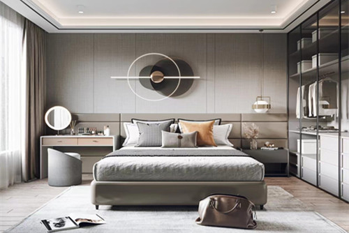廣州市美林湖畔現代簡約風格三居室裝修案例