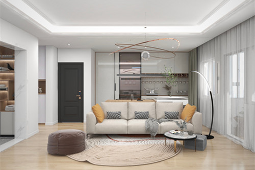 廣州市凱旋新世界北歐風(fēng)格二居室裝修案例