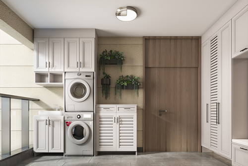 廣州市智聯汽車小鎮現代簡約風格三居室裝修案例