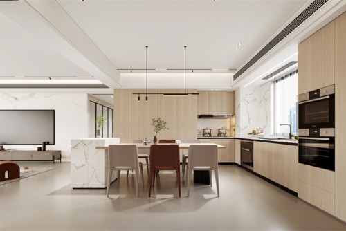 汕頭市云熙花園現代風格三居室裝修案例