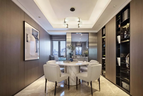 珠海市時代山湖海·兼得現代簡約風格三居室裝修案例